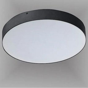 Plafoniera LED design slim MONZA II R60 4000K neagra ZZ AZ3680
