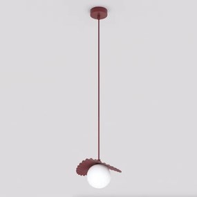 Lustră pe cablu FLORA 1xG9/8W/230V roșie