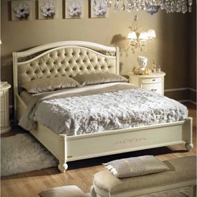 Pat lemn masiv Caterina II 160/180x200cm - 180x200