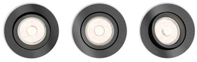 Philips 50393/99/PN - SET 3x Lampa incastrata MYLIVING DONEGAL 1xGU10/5,5W/230V