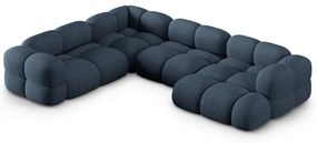 Colțar albastru închis (cu colț pe partea stângă/în formă de "U") Loretto – Cosmopolitan Design