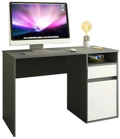 Masă PC Bolegy (grafit + alb) . 1116254