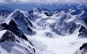 Tablou Canvas munti cu zapada - 120x80cm