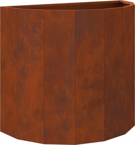 vidaXL Jardinieră Ruginit 60 x 30 x 50 cm Oțel rezistent de intemperii