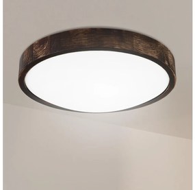 Brilagi - Plafonieră LED CARVALHO SLIM SMOKEY LED/36W/230V, stejar, diam. 37,5 cm