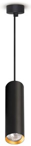 Lustră pe cablu Brilagi SELE 1xGU10/30W/230V negru/auriu