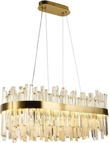 Lustră LED de cristal dimabilă pe cablu LED/90W/230V + telecomandă