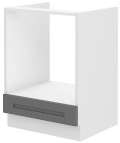 Dulap inferior de bucătărie pentru cuptor Lucid 60 D GAZ BB (dustgrey + alb). 1045537