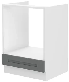 Dulap inferior de bucătărie pentru cuptor Lucid 60 D GAZ BB (dustgrey + alb). 1045537