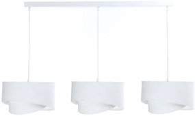 Lustră pe cablu GALAXY 3xE27/60W/230V albă