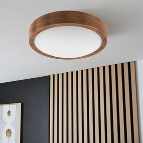 Plafonieră LED Brilagi CARVALHO SLIM 1xE27/60W/230V stejar d. 27 cm