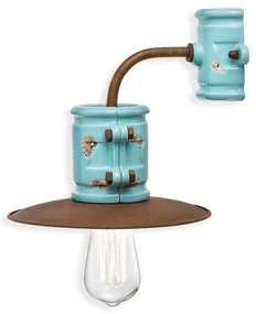 Aplica de perete design retro realizata manual din ceramica URBAN