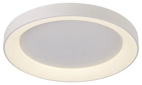 Plafoniera LED cu telecomanda design circular NISEKO II White 78cm