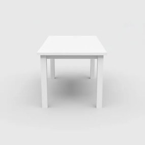 Masă extensibilă de dining LIAM albă