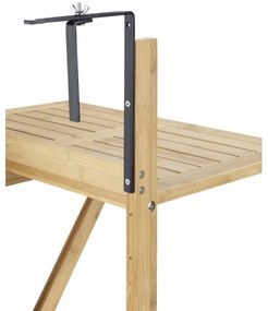 WENKO 69806800 - Masă WAIKIKI 64x65 cm alb/maro