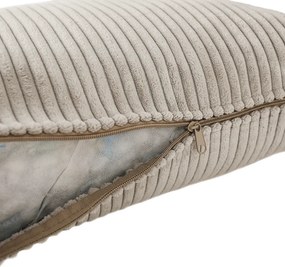 Canapea foarte spaţioasă, maro deschis, bej, crem, GILEN BIG SOFA
