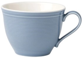 Ceașcă din porțelan pentru cafea Villeroy &amp; Boch Like Color Loop, 250 ml, alb - albastru