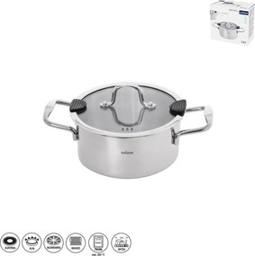 Cratiță cu capac din oțel inoxidabil 1,2 l Venice – Orion