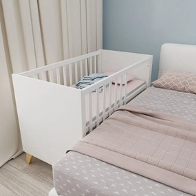 Pătuț alb 60x120 cm Léon – Roba