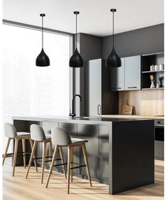 Lustră pe cablu YSTAD 1xE27/40W/230V neagră