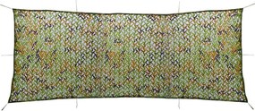 vidaXL Plasă de camuflaj cu geantă de depozitare, verde, 1,5x5 m