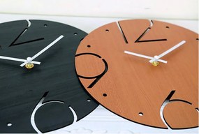 SENTOP | Ceas din lemn cu cifre sculptate unice - SENSON