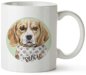 Bohemia Gifts Cană ceramică - Beagle, 350 ml