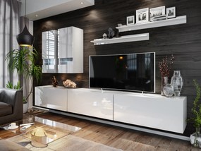 Mobilier living Benmore (alb + alb lucios). 1007681