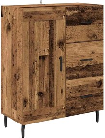 vidaXL Bufet Lemn Vechi 69,5 x 34 x 90 cm Lemn Ingineresc și Fier