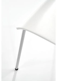 Scaun de dining BALENA, 1 buc., alb
