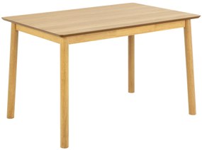 MAZZONI EXPORT ZARION Stejar natural - MASĂ DE BUCĂTĂRIE 120 cm DE LEMN FURNIR