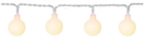 Lanț LED decorativ de exterior LIBISA 50xLED/0,066W/4,5V IP44 Eglo 900239