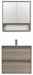 Mobilier complet de baie Porto 60 în culoarea ulmului Rauna