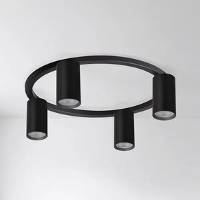 Brilagi - Plafonieră SELE 4xGU10/30W/230V negru