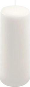 Set de lumânări tip pilon, 20 cm, Ø 7,5 cm, alb, 6 buc