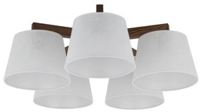 Brilagi - Lustră aplicată LATTE 5xE27/15W/230V pin/alb