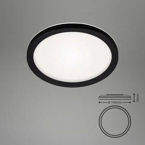 Plafonieră LED SLIM LED/12W/230V d. 19 cm Briloner 7150-415