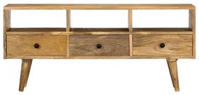 285824 vidaXL Comodă TV, 110 x 36 x 50 cm, lemn masiv de mango