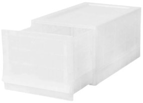 Cutie de depozitare modulară Wave Junior Mist fărăroți 43,4 x 27,2 x 22 cm, Îngust - 1 sertar