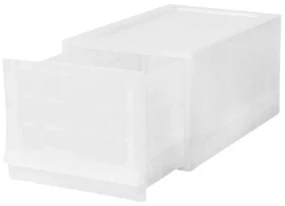 Cutie de depozitare modulară Wave Junior Mist fărăroți 43,4 x 27,2 x 22 cm, Îngust - 1 sertar