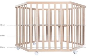 Țarc pentru copii din lemn masiv de fag 119x104 cm – Roba