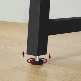 Set pentru birou – birou pliabil ZARIMO 80×40 cm stejar sonoma + scaun de birou AVOLA VELVET maro deschis