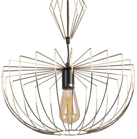 Lustră pe cablu JASMINA 1xE27/20W/230V d. 40 cm auriu