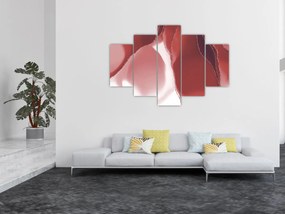 Tablou - Floare abstractă roșie N⁰3 (150x105 cm)