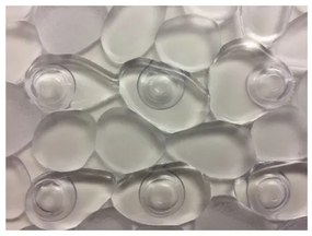 Spirella Covor de duș rotund anti-alunecareRIVERSTONE, transparent, 57 cm
