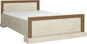 Pat ROYAL L1 160x200, pin nordic/stejar salbatic, PAL melaminat, cu so