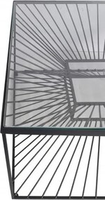 Masuta design modern Illusion 60cm, negru