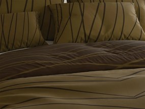 Lenjerie de pat din bumbac SOFIA DREAM maro Dimensiune lenjerie de pat: 70 x 90 cm | 140 x 200 cm