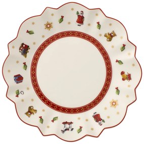 Farfurie de Crăciun, pentru micul dejun-albă, colecția Toy's Delight - Villeroy & Boch