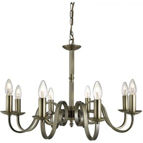 Lustra clasica suspendata design traditional Richmond 8L alama antique 1508-8AB SRT